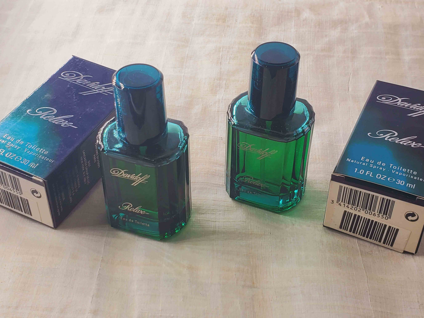 Relax Davidoff (Lancaster) for men EDT Spray (BUNDLE /TWO) 2X30 ml 2 oz, Vintage, Rare, As Pic
