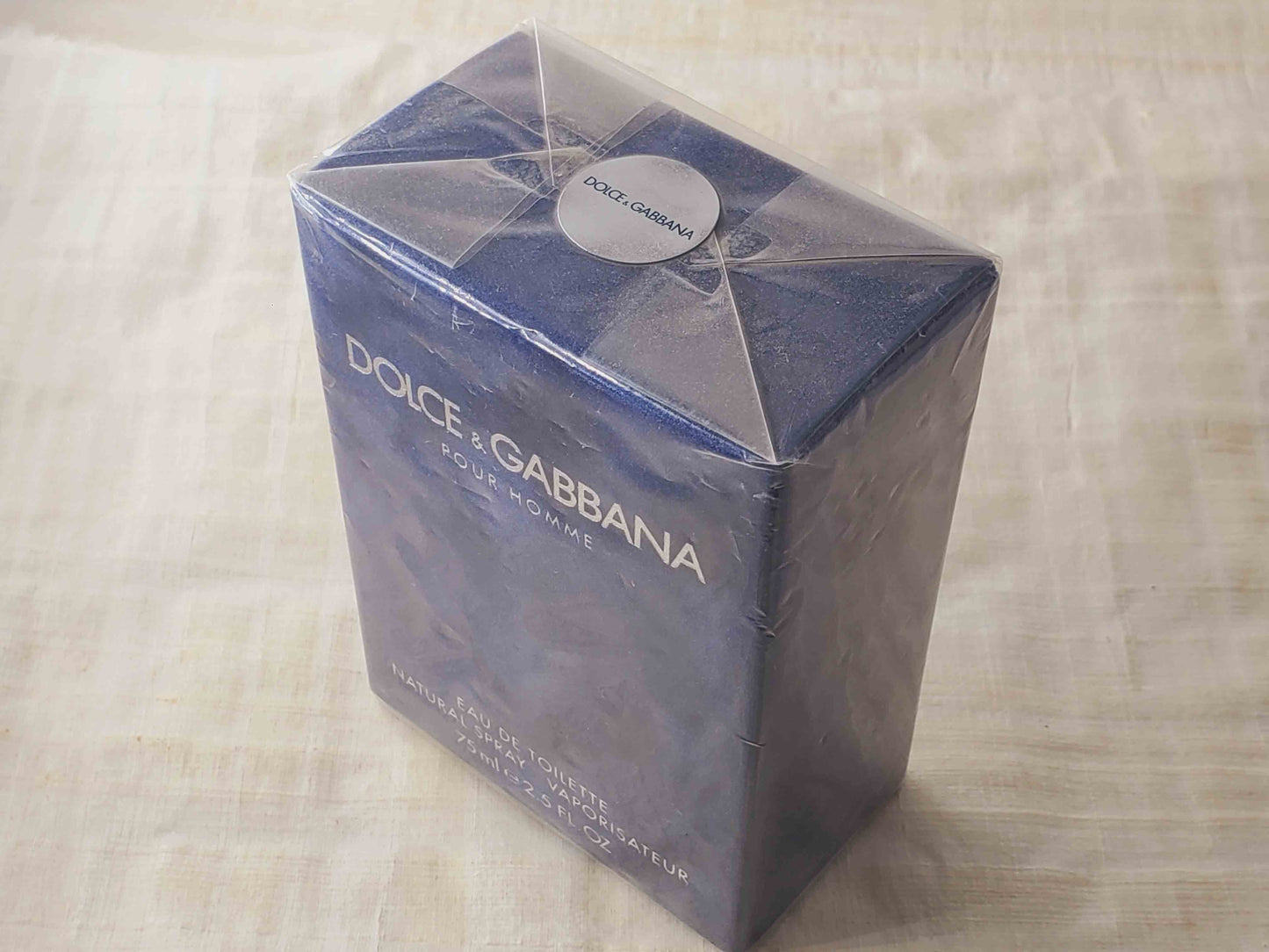 Dolce & Gabbana pour Homme (Italy 2007 Batch 7135) for men EDT Spray 75 ml 2.5 oz, Rare, Vintage, Sealed