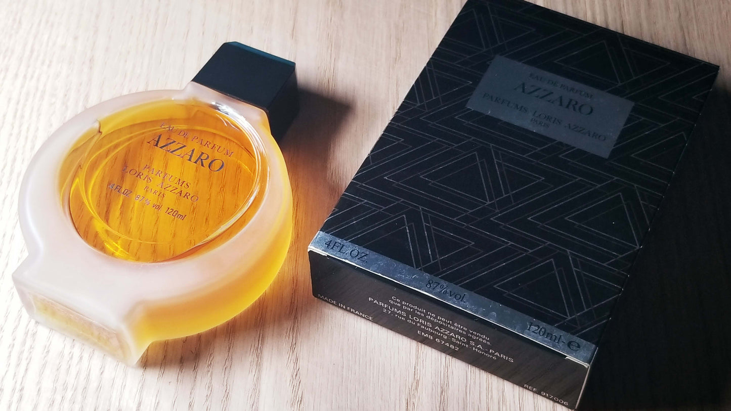 Azzaro by Parfums Loris Azzaro 1975 Azzaro for women EDP Splash 120 ml 4 oz, Vintage, Very Rare