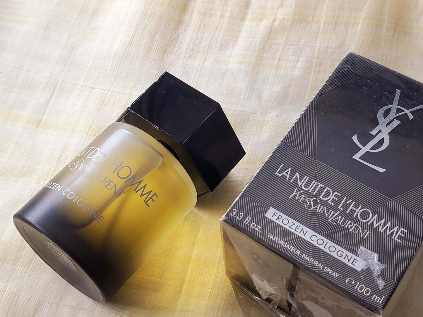 La Nuit de l'Homme Frozen (2012) Cologne Yves Saint Laurent for men EDC Spray 100 ml 3.4 oz, Vintage, Rare