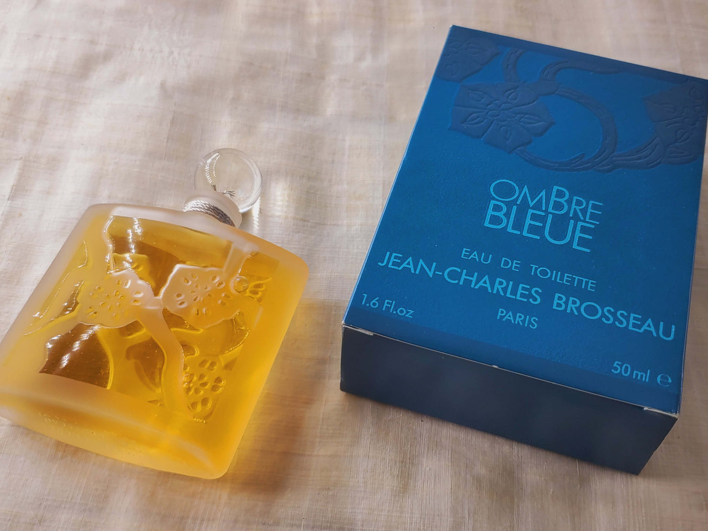 Ombre Bleue Jean Charles EDT Splash 100 ml 3.4 oz OR 50 ml 1.7 oz, Vintage, Rare