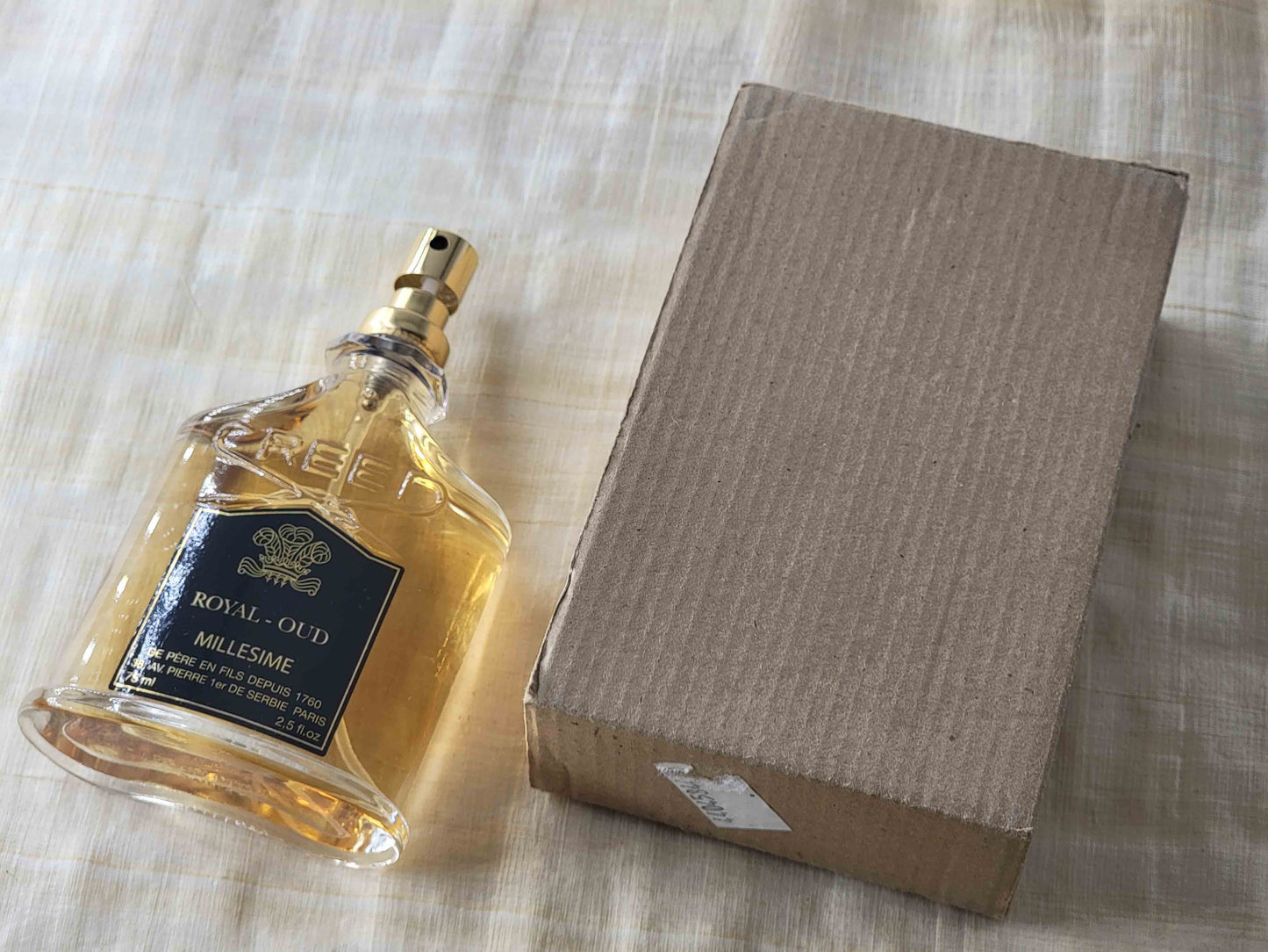 Royal Oud Creed Unisex EDP Spray (2011) Batch 11T01 First Edition 75 ml 2.5 oz, Rare, Vintage, TESTER