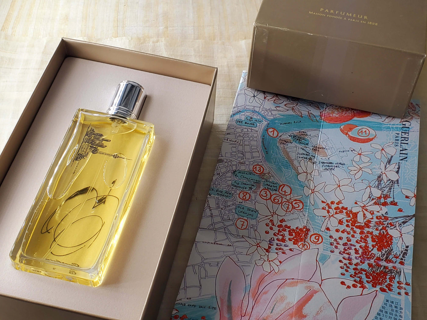 Les Voyages Olfactifs 05 Paris-Shanghai Guerlain Unisex EDP Spray 100 ml 3.4 oz, Vintage, Very Rare
