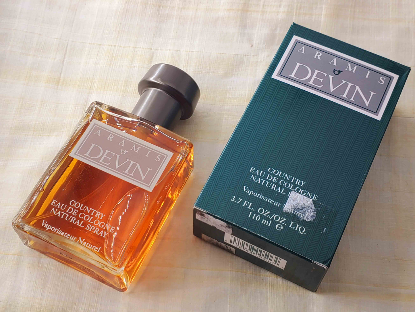 Aramis Devin Men's Cologne by Aramis Country Eau De Cologne Spray 110 ml 3.7 oz, Rare, Vintage