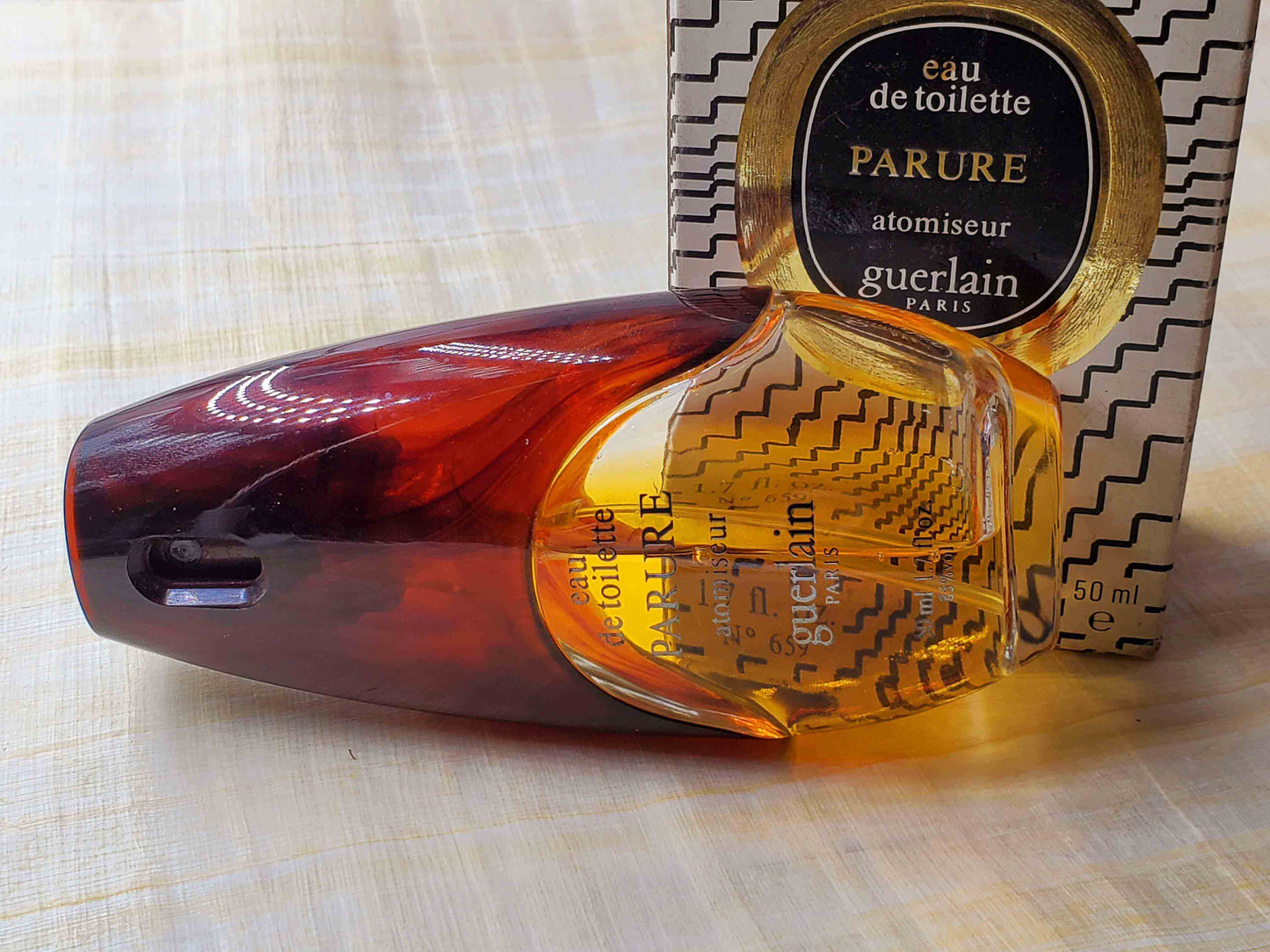 Parure 1974 Guerlain for women EDT Spray 2x 50 ml 1.7 oz (Same Photos) Vintage, Rare