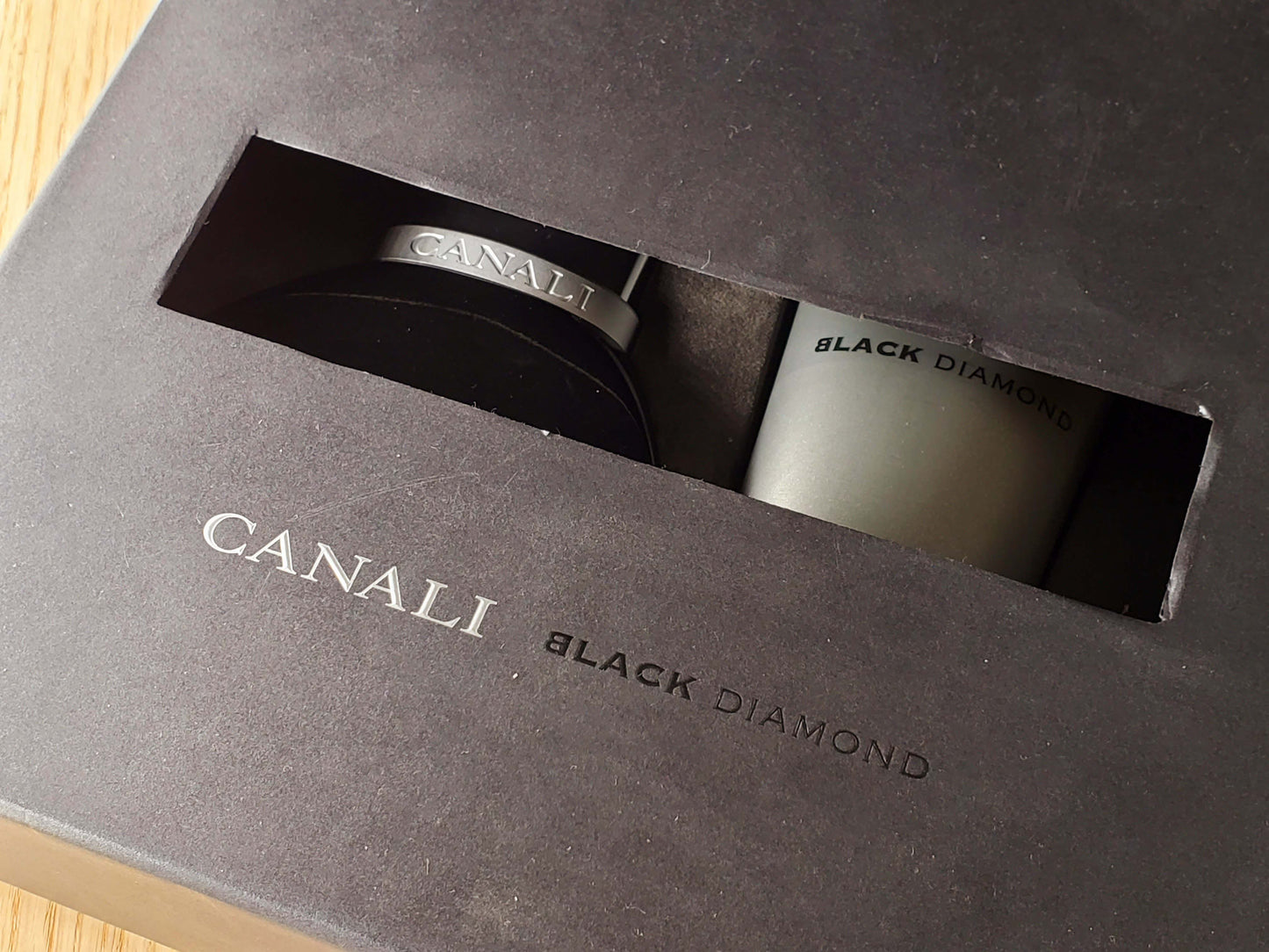 Black Diamond Canali for men EDP Spray 100 ml 3.4 oz + 6.7 Shower Cream, Vintage, Rare, Sealed