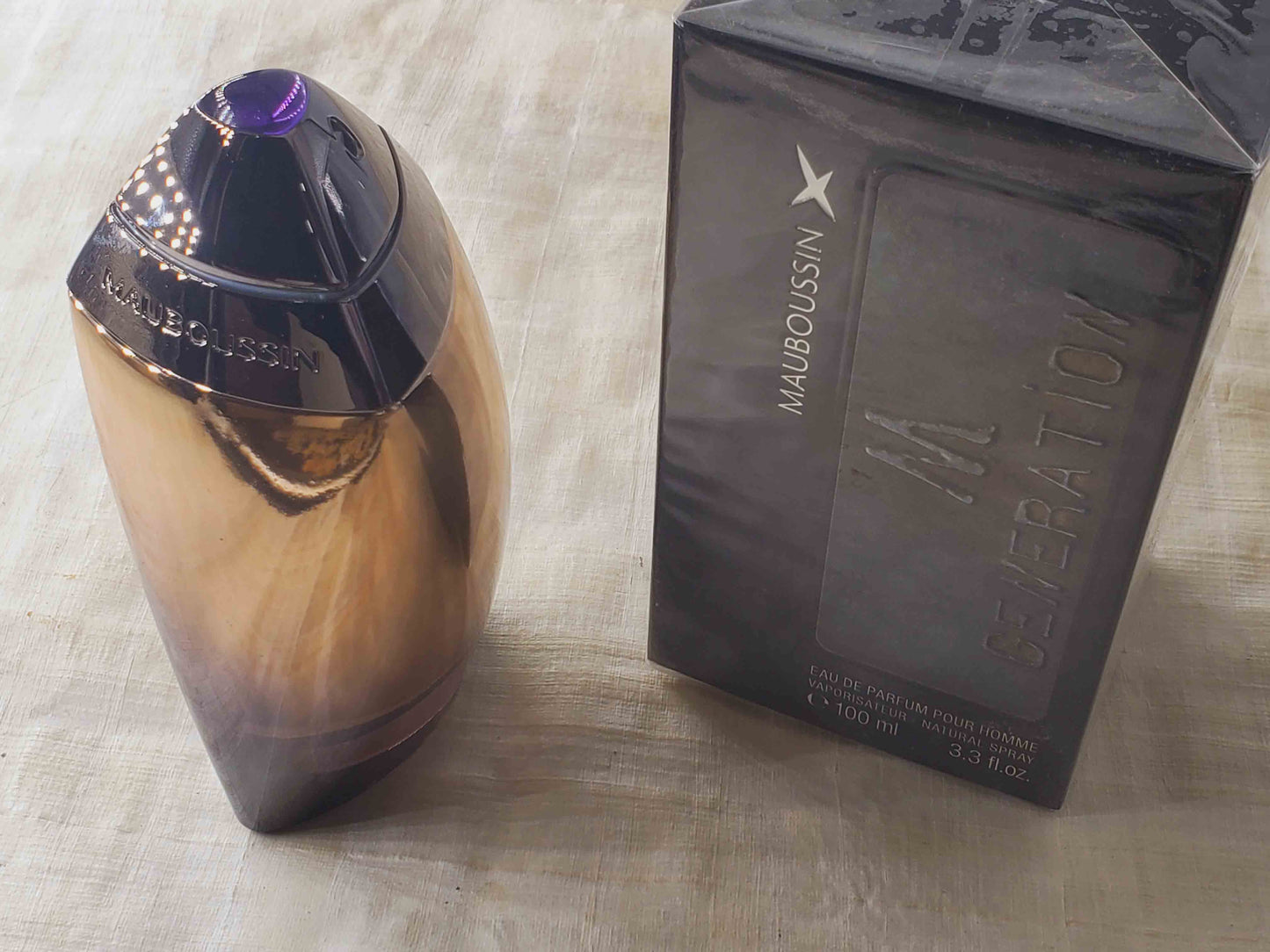 M Generation Mauboussin for men EDP Spray 100 ml 3.4 oz, Vintage, Rare