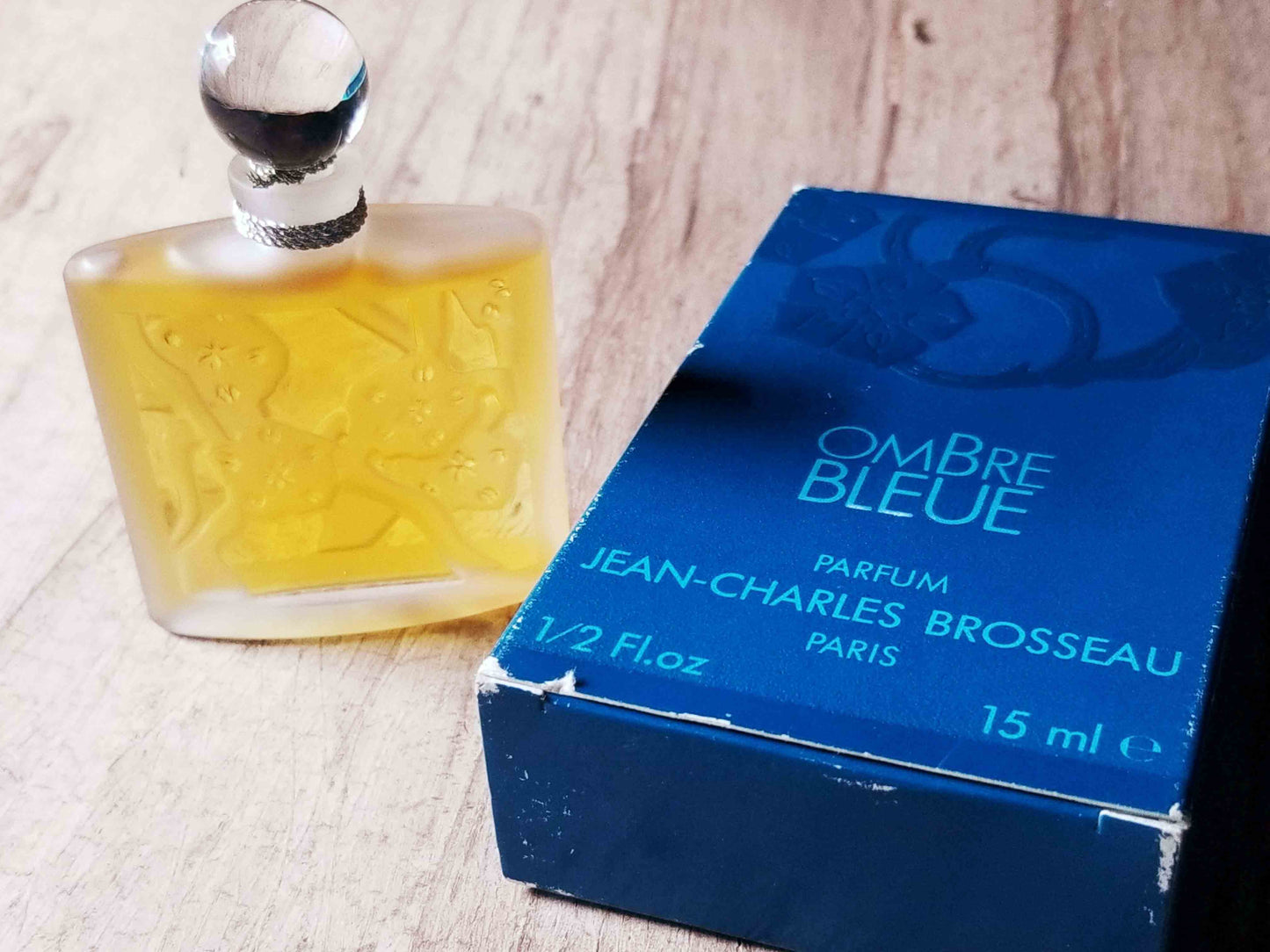 Ombre Bleue by Jean Charles Brosseau Parfum Splash 15 ml, Vintage, Rare