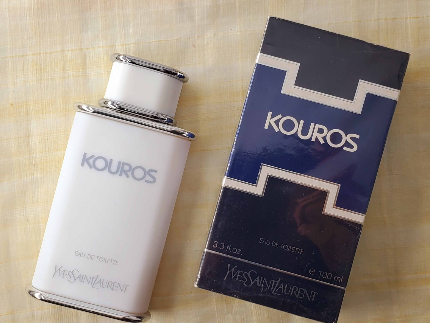 YSL Yves Saint Laurent Kouros (2005) for men EDT Splash 100 ml 3.4 oz, Rare, Vintage