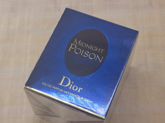 Christian Dior Midnight Poison EDP Spray 100 ml 3.4 0z OR 50 ml 1.7 oz, Vintage, Rare, Sealed