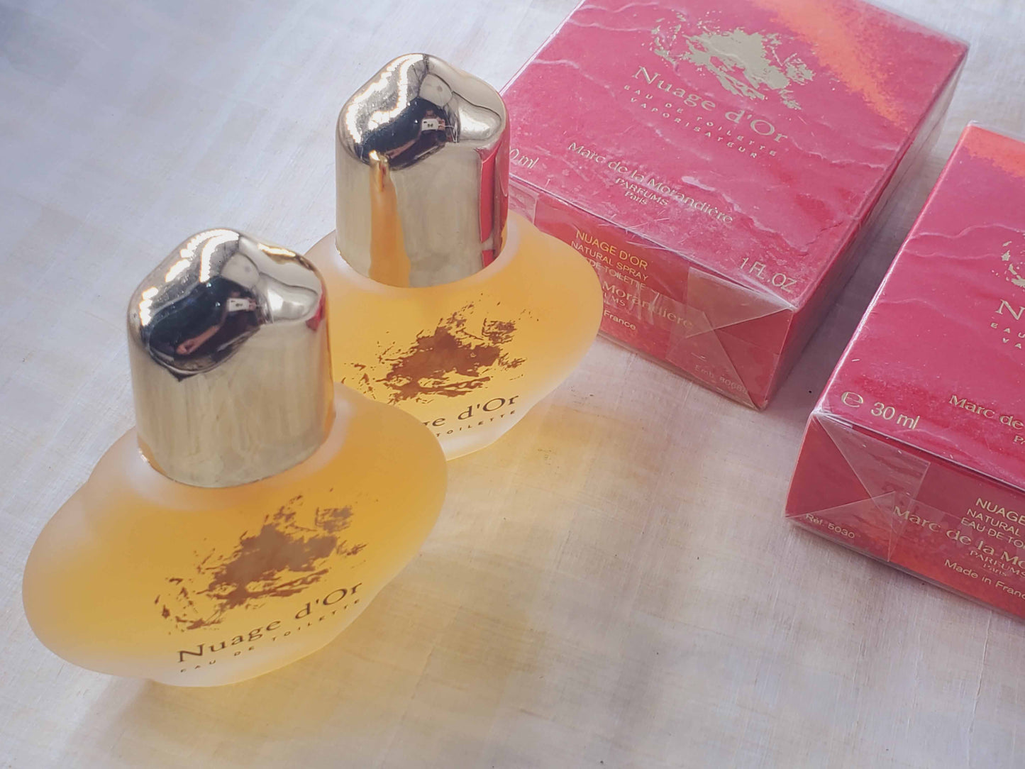 Nuage d'Or Marc de la Morandiere for women EDT Spray 50+50 ml 3.4 oz OR 30+30 ml 2 oz, Vintage, Rare, As Pic