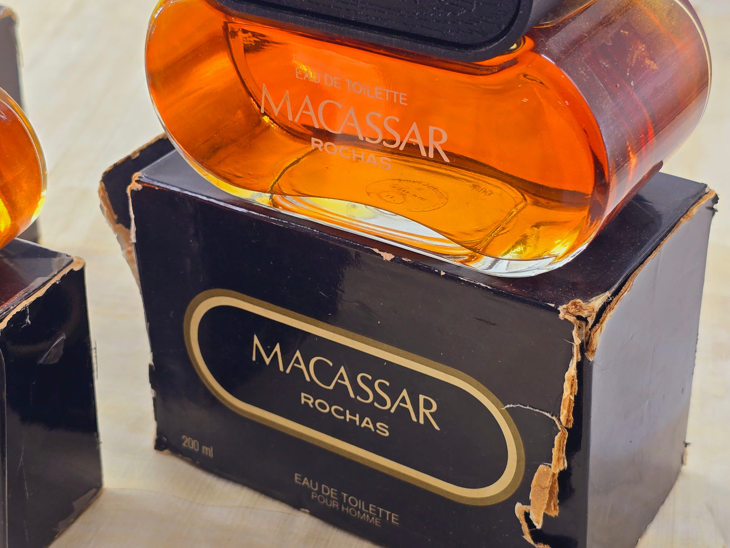 Macassar Rochas for men EDT Splash 200 ml 6.8 oz Or 100 ml 3.4 oz, Vintage, Rare