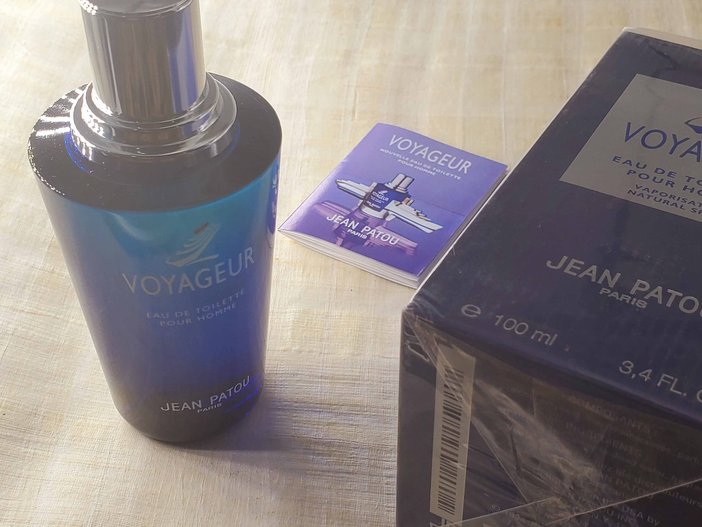 Voyageur Jean Patou for men EDT Spray 100 ml 3.4 oz, Vintage, Rare, Sealed