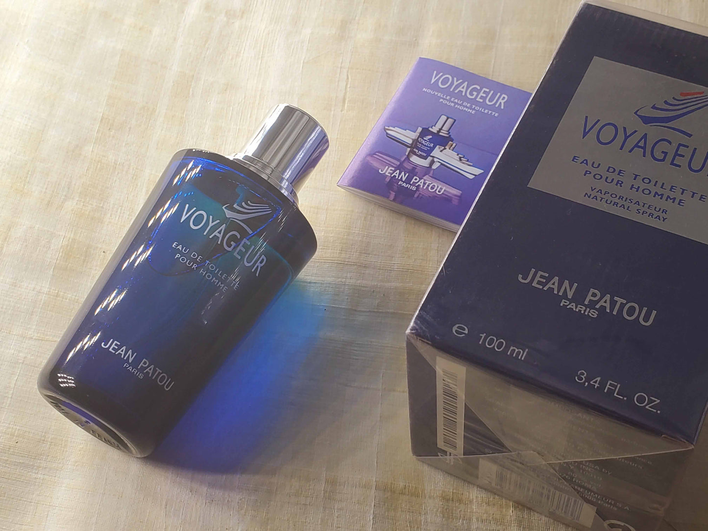 Voyageur Jean Patou for men EDT Spray 100 ml 3.4 oz, Vintage, Rare, Sealed