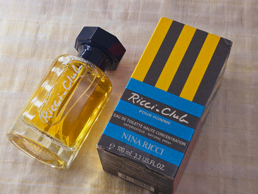 Nina Ricci Club Concentration for men EDT Spray 100 ml 3.4 oz, Vintage, Rare