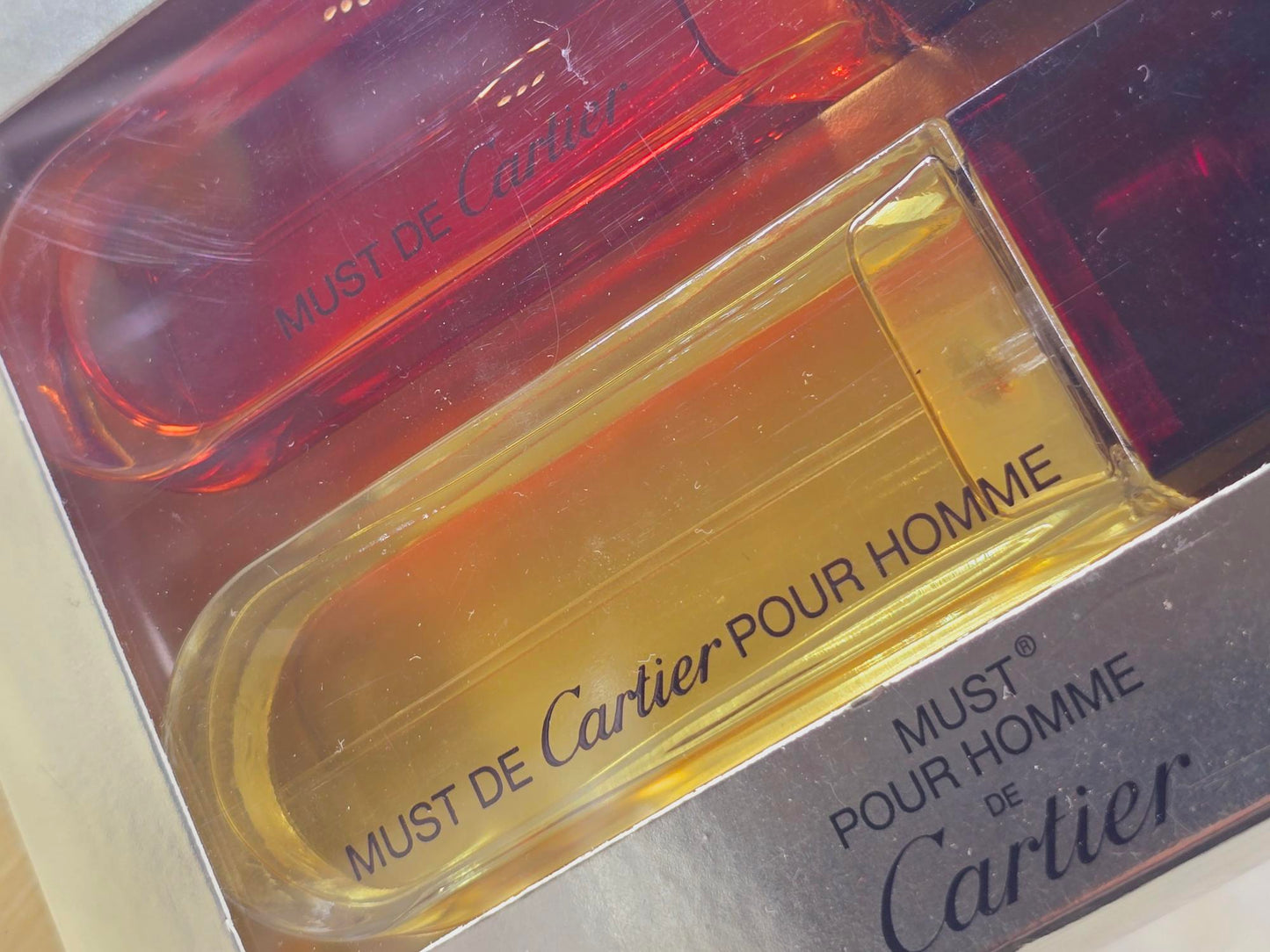 Must de Cartier for Women EDT Spray 30 ml 1 oz + Must de Cartier Pour Homme EDT Spray 30 ml 1 oz, Rare, Vintage