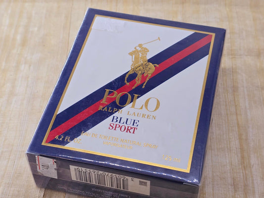 Polo Blue Sport Ralph Lauren for men EDT 125 ml 4.2 oz OR 75 ml 2.5 oz, Vintage, Rare, Sealed