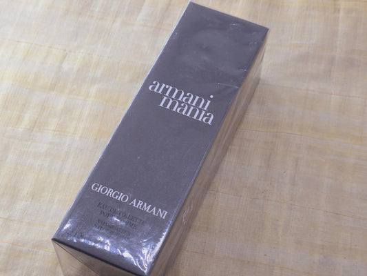 Armani Mania Giorgio Armani for men EDT Spray 100 ml 3.4 oz OR 50 ml 1.7 oz, Rare, Vintage, Sealed