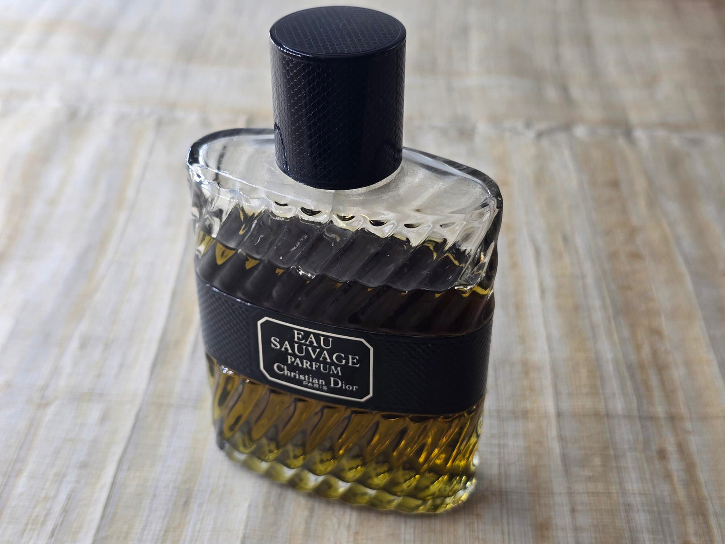 Christian Dior Eau Sauvage Parfum for men EDP Spray 100 ml 3.4 oz, Rare, Vintage 2012, Used As Pics