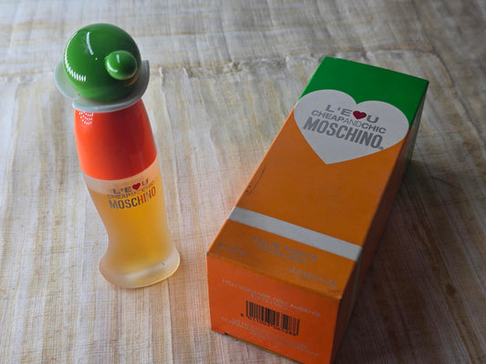 L'Eau Cheap and Chic Moschino for women EDT Spray 25 ml 0.8 oz – Rare, Vintage, Original Bottle As Pic