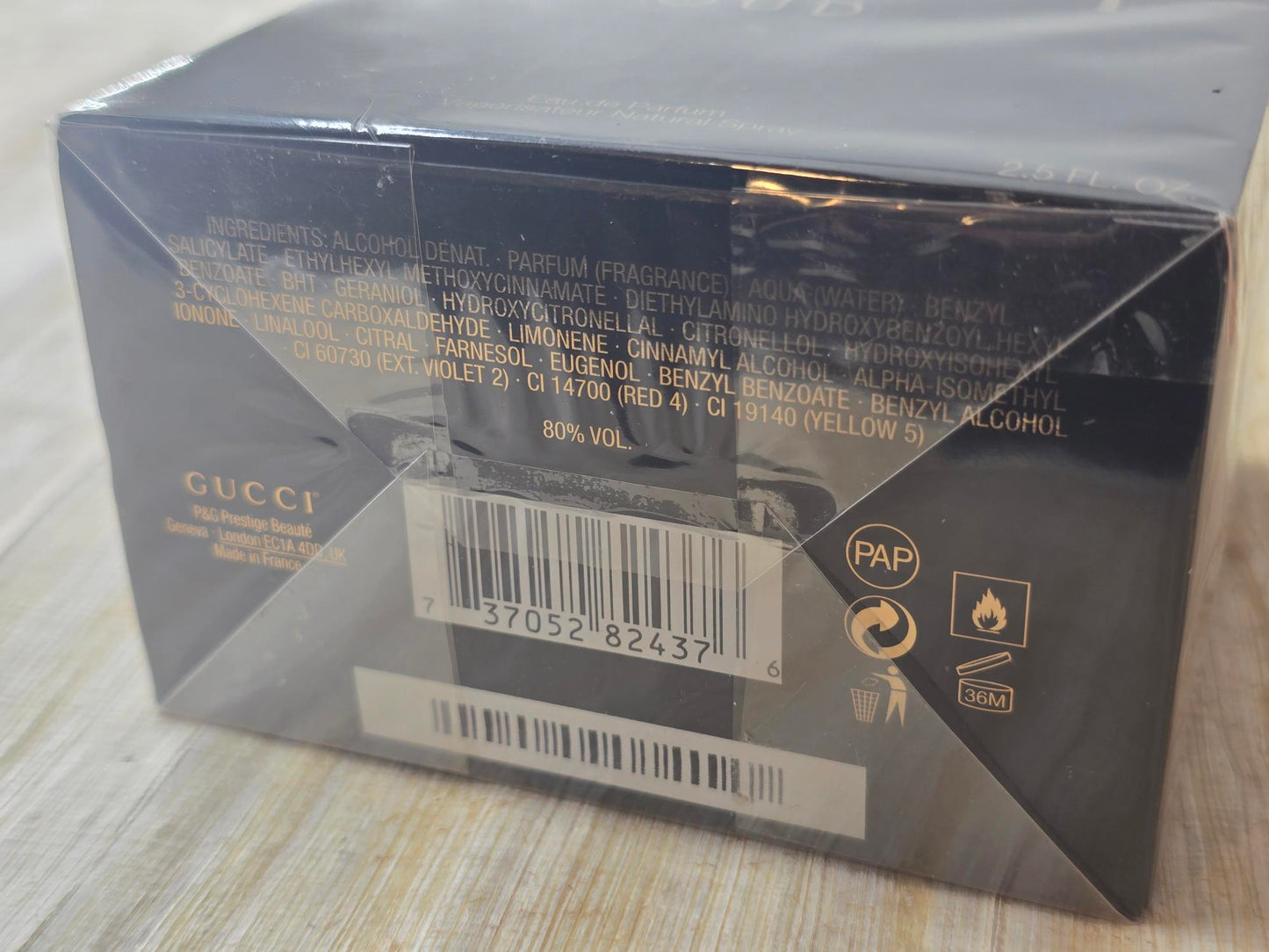 Gucci Oud Gucci for women and men EDP Spray 75 ml 2.5 oz Or 50 ml 1.7 oz - Rare, Vintage, Sealed