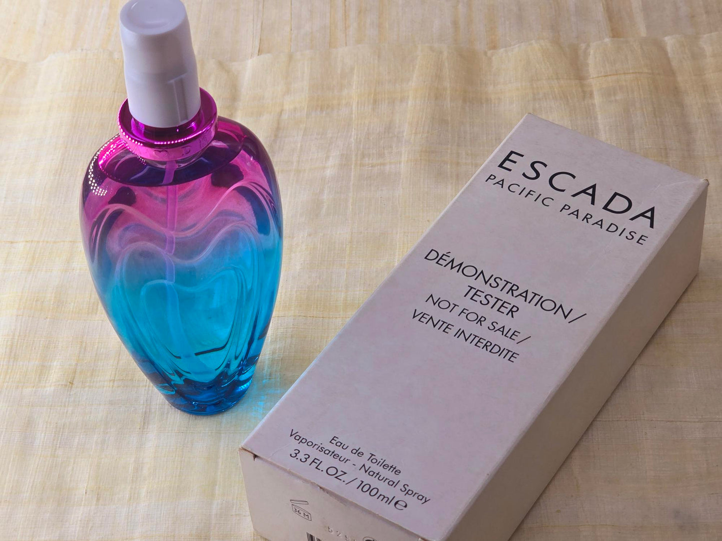 Pacific Paradise Escada for women EDT Spray 100 ml 3.4 oz , Vintage, Rare, TESTER