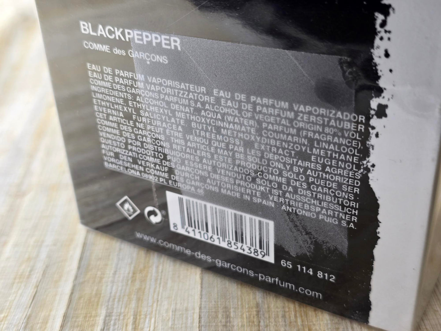 Blackpepper Comme des Garcons for Unisex EDP Spray 100 ml 3.4 oz, Vintage, Rare, Sealed