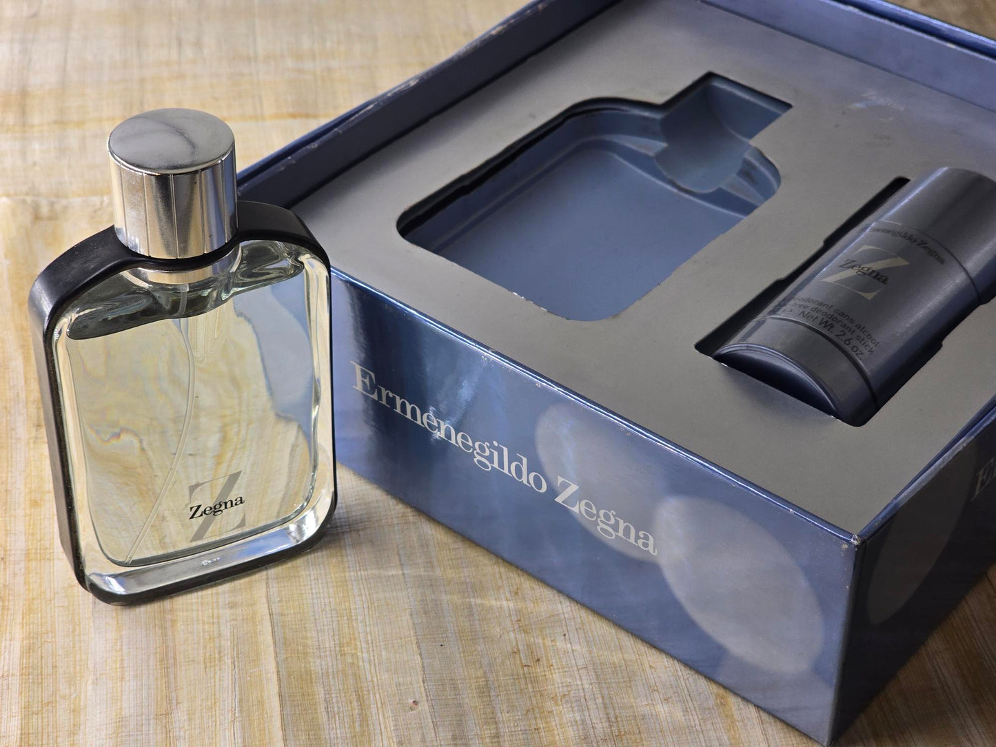 Z Zegna Ermenegildo Zegna for men EDT Spray 100 ml 3.4 0z, Vintage, Rare, Set As Pics