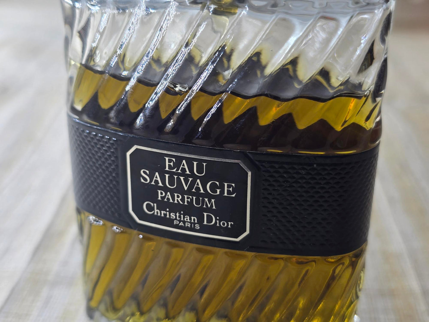 Christian Dior Eau Sauvage Parfum for men EDP Spray 100 ml 3.4 oz, Rare, Vintage 2012, Used As Pics