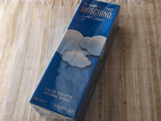 Cheap & Chic Light Clouds Moschino for women EDT Spray 100 ml 3.4 oz, Rare, Vintage, Sealed