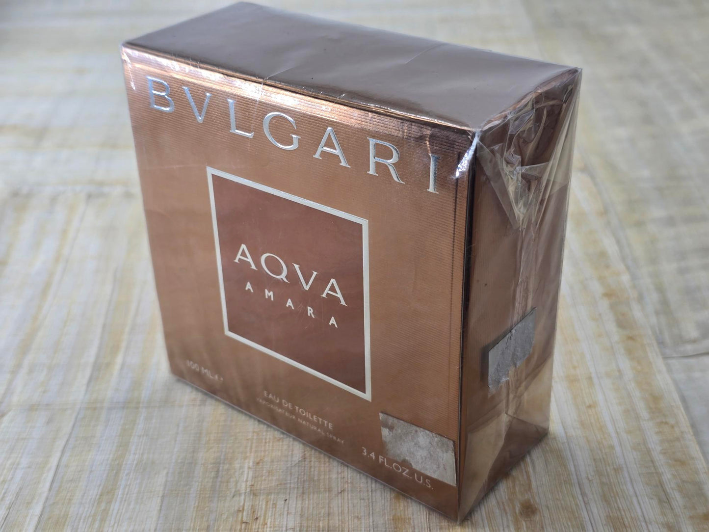 Aqva Amara Bvlgari for men EDT Spray 100 ml 3.4 oz, Vintage, Rare, Sealed