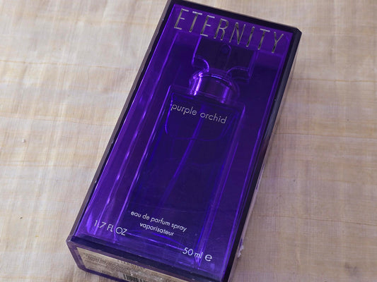 Eternity Purple Orchid Calvin Klein for women EDP Spray 50 ml 1.7 oz, Vintage, Rare, Sealed