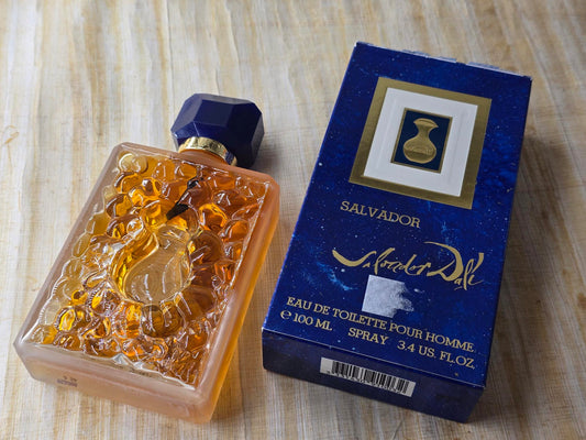 Salvador by Salvador Dali (1992) for men EDT Spray 100 ml 3.4 oz - Rare, Vintage, Original Bottle