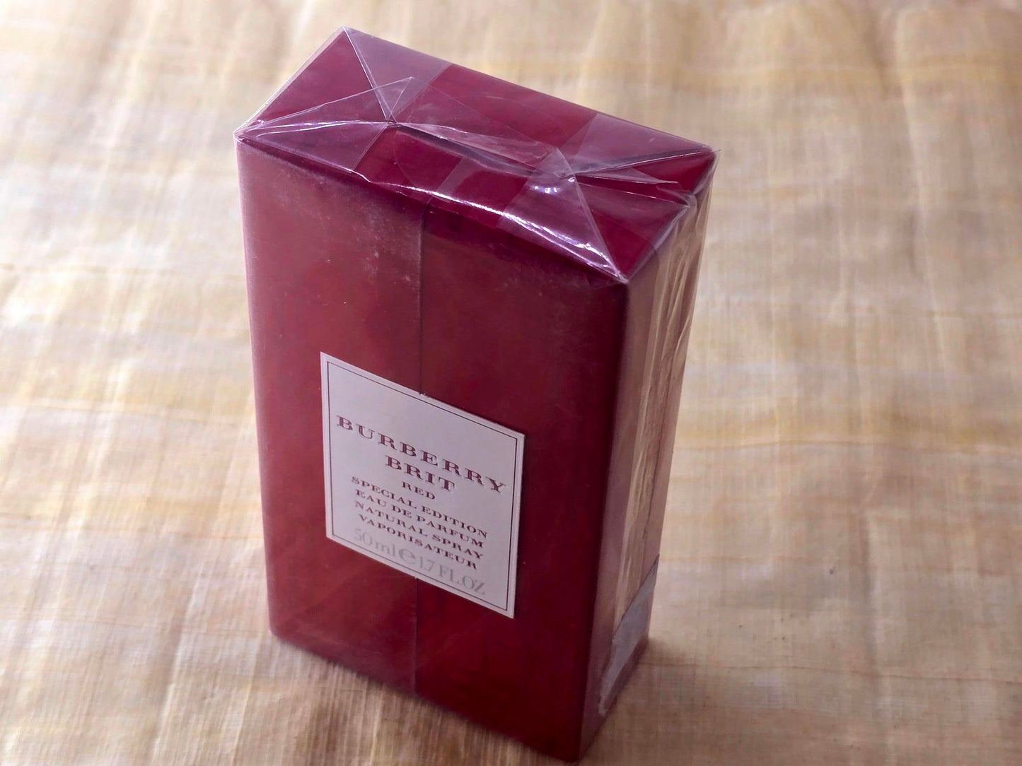 Burberry Brit Red for women EDP Spray 100 ml 3.4 oz OR 50 ml 1.7 oz, Vintage, Rare, Sealed