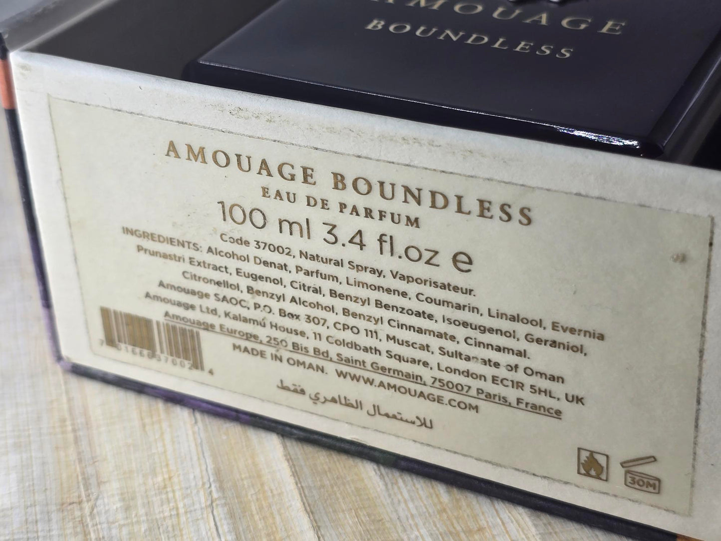 Amouage Boundless - Unisex EDP Vintage Oman First Edition 2021 (100ml / 3.4oz) - New