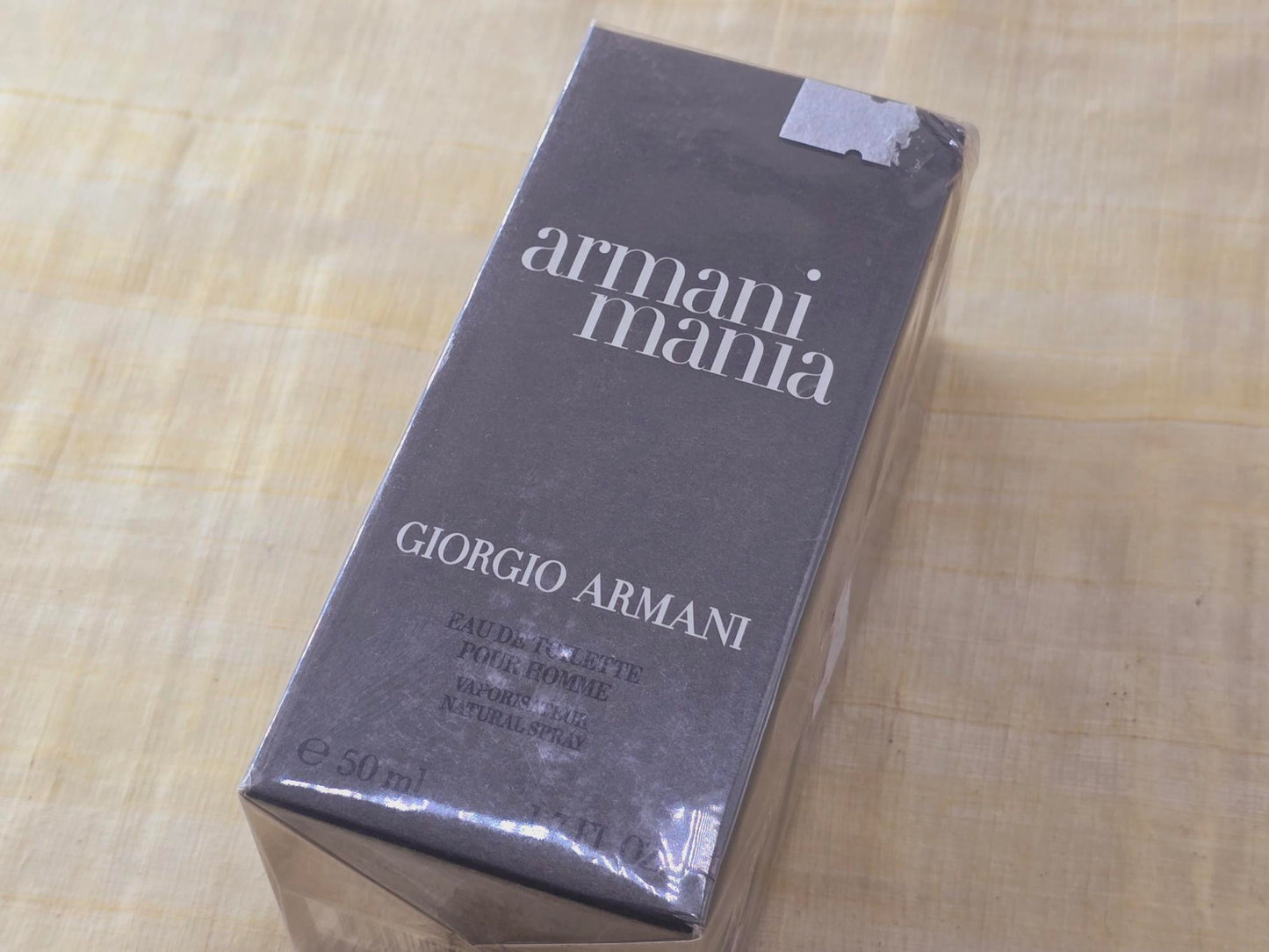 Armani Mania Giorgio Armani for men EDT Spray 100 ml 3.4 oz OR 50 ml 1.7 oz, Rare, Vintage, Sealed