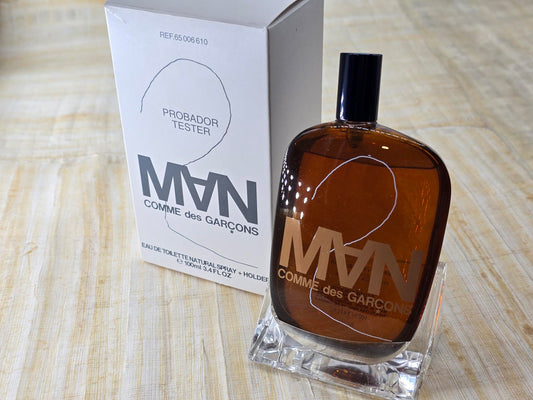 Comme des Garcons 2 Man for men EDP Spray 100 ml 3.4 oz, Vintage, Rare, Tester with Box