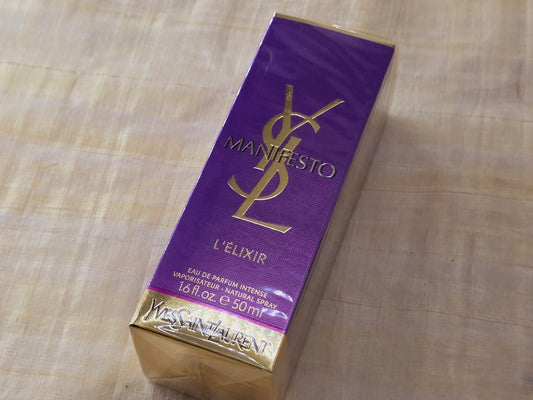 Manifesto l'Elixir Yves Saint Laurent for women EDP Intense Spray 50 ml 1.7 oz, Rare, Vintage, Sealed