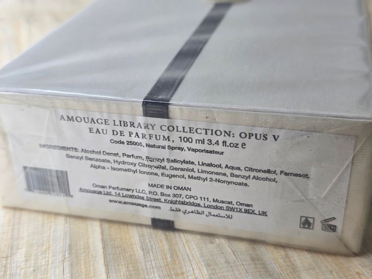 Amouage The Library Collection Opus V - Unisex EDP Vintage Oman (100ml / 3.4oz) - Sealed