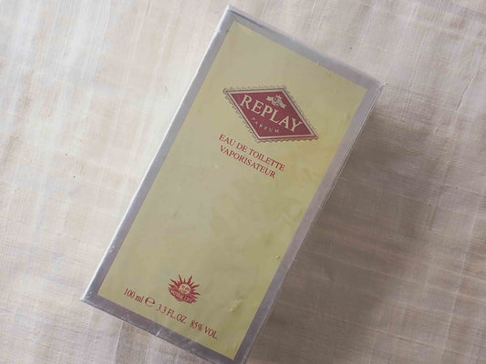 Replay by Morris 1996 for men EDT Spray 100 ml 3.4 oz OR 50 ml 1.7 oz, Vintage, Rare, Sealed