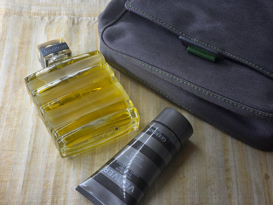 Guerlain Vetiver Vintage Set for Men EDT 125ml 4.2 oz + Shampoo + Original Guerlain Bag Rare