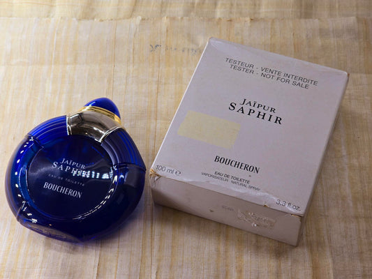 Jaipur Saphir Boucheron for women EDT Spray 100 ml 3.4 oz, Vintage, Rare, Tester