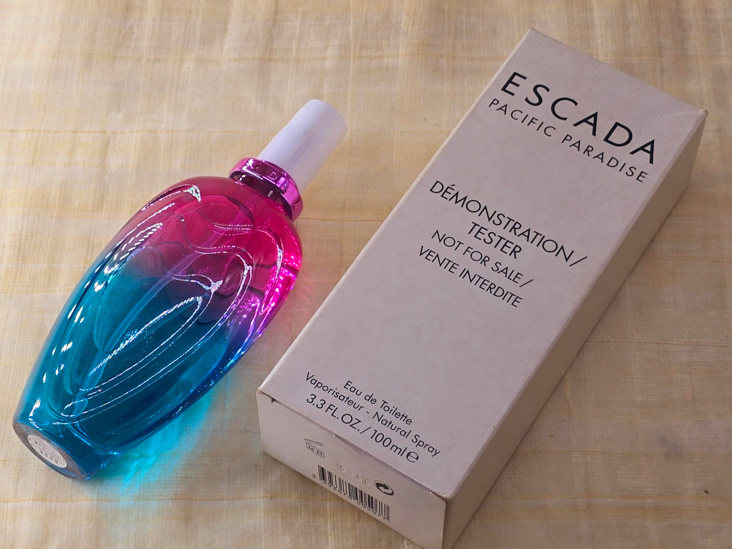 Pacific Paradise Escada for women EDT Spray 100 ml 3.4 oz , Vintage, Rare, TESTER