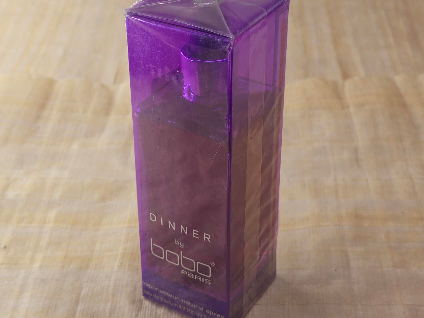 Dinner By Bobo Unisex EDP Spray 100 ml 3.4 oz OR 50 ml 1,7 oz, Vintage, Rare, Sealed