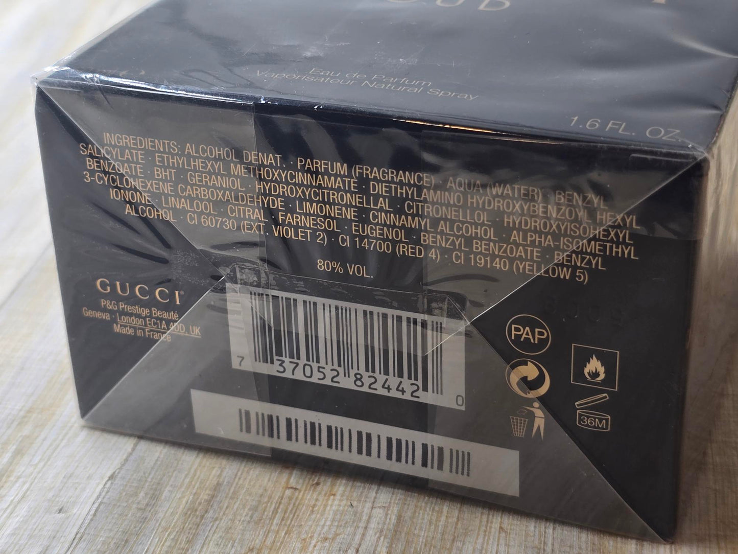 Gucci Oud Gucci for women and men EDP Spray 75 ml 2.5 oz Or 50 ml 1.7 oz - Rare, Vintage, Sealed