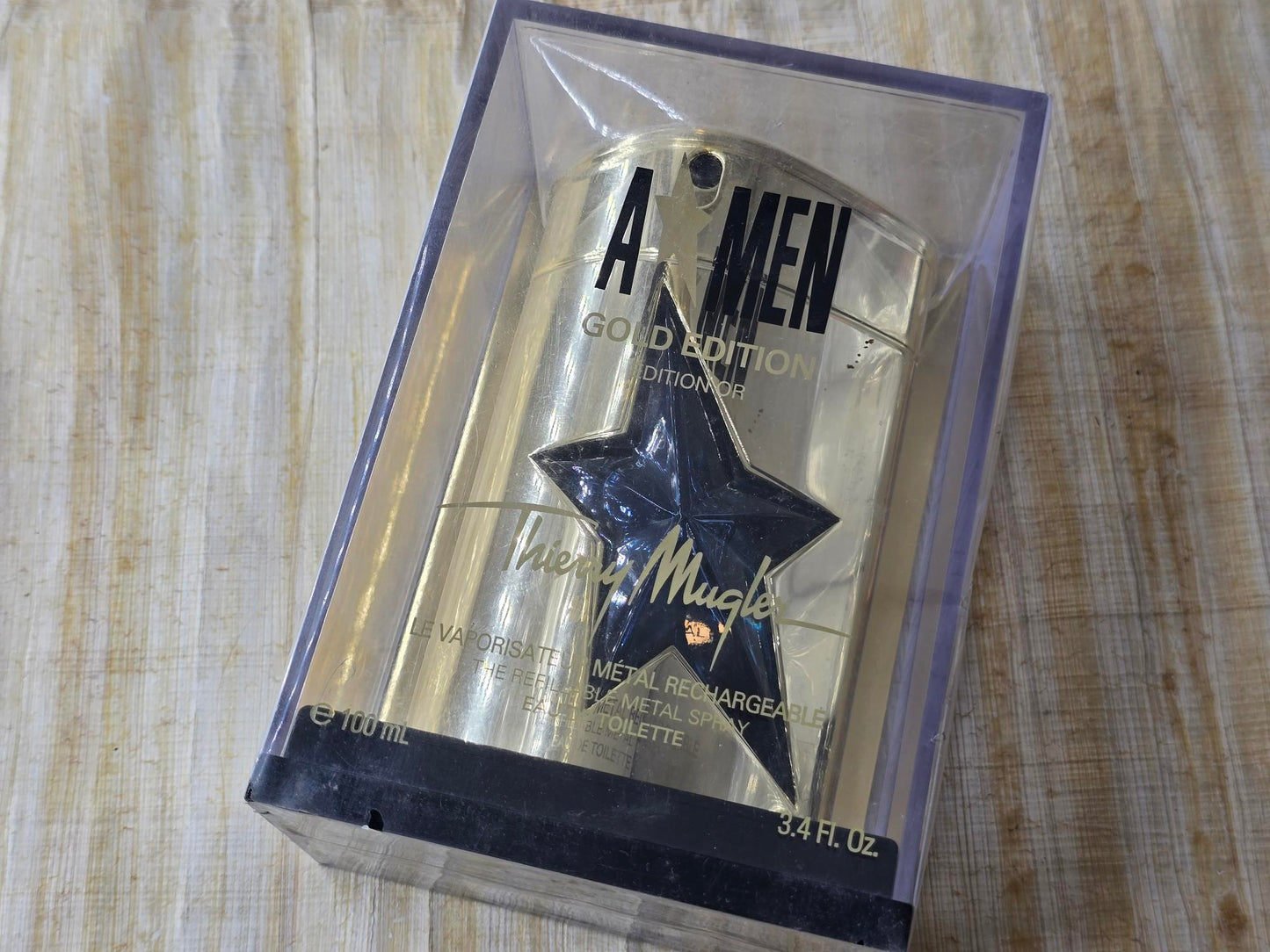 A*Men Gold Edition 2012 Mugler for men EDP Spray 100 ml 3.4 oz, Vintage, Rare, Sealed