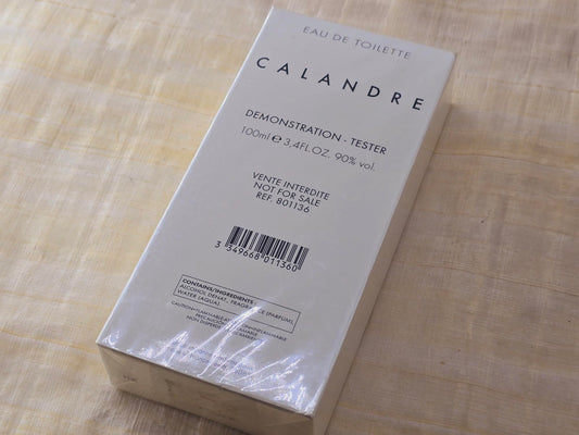Calandre Paco Rabanne for women EDT Spray 100 ml 3.4 oz, Vintage, Rare, Sealed, Tester