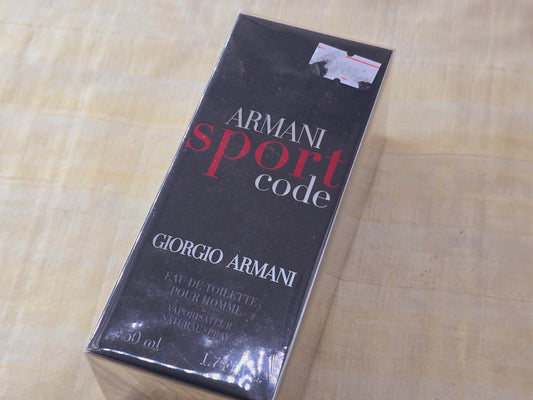 Armani Code Sport Giorgio Armani for men EDT Spray 125 ml 4.2 oz OR 75 ml 2.5 oz OR 50 ml 1.7 oz, Rare, Vintage, Sealed