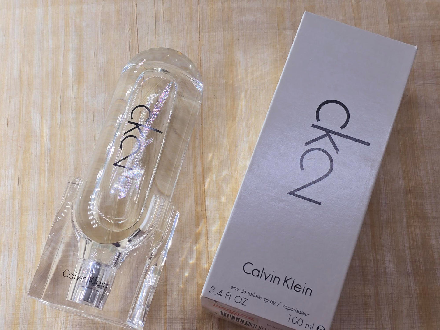 CK2 Calvin Klein Unisex EDT Spray 100 ml 3.4 oz, Vintage, Rare, Tester