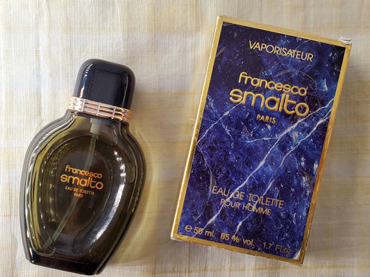 Francesco Smalto pour Homme for men EDT Spray 50 ml 1.7 oz Or 30 ml 1 oz, Rare, Vintage